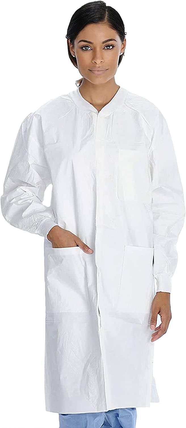Medical Supply White Disposable Lab Coat 